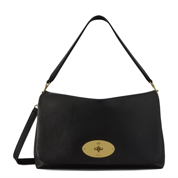 Mulberry Large Delilah Flap Bag Black