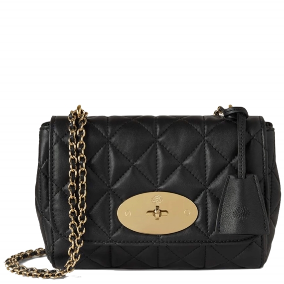 Mulberry Lily Black Quilted Nappa 