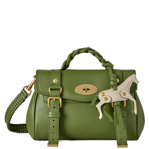 Mulberry Mini Alexa Chalk Horse Fern-Chalk