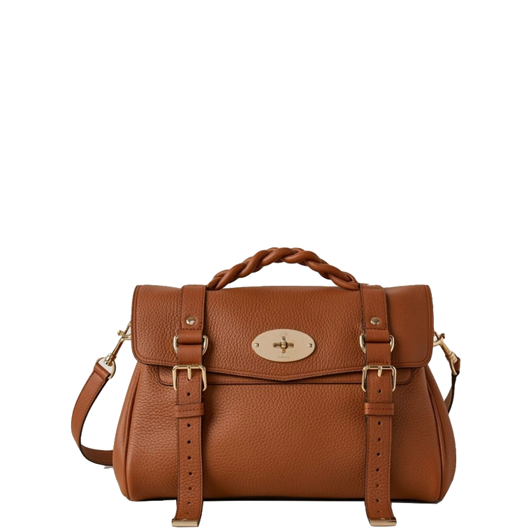 Mulberry Mini Alexa Chestnut Heavy Grain 