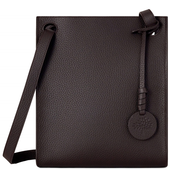 Mulberry Mini Soft Tote Ebony Heavy Grain
