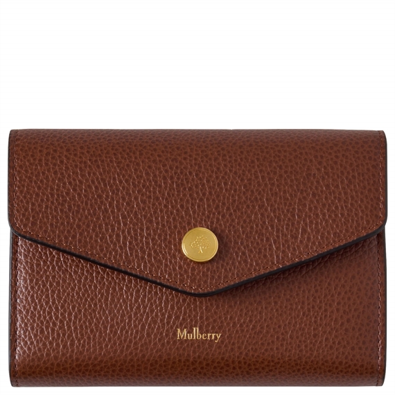 Mulberry Press Stud Wallet Two Tone Oak