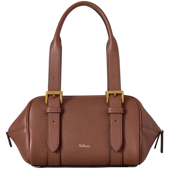 Mulberry Small Boston Bright Oak Heavy Grain