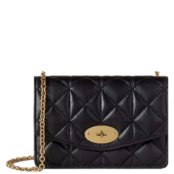 Mulberry Small Darley Black Quilting