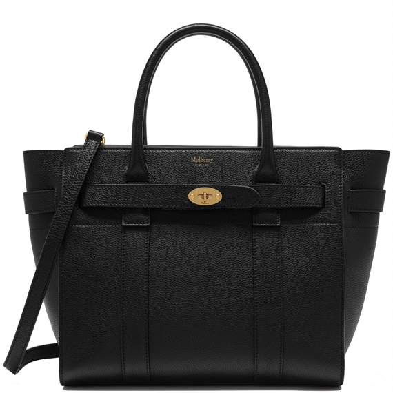 Mulberry Small Zipped Bayswater Black