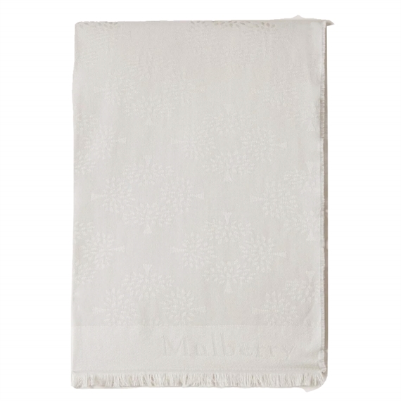 Mulberry Tree Rectangular Scarf Cream 