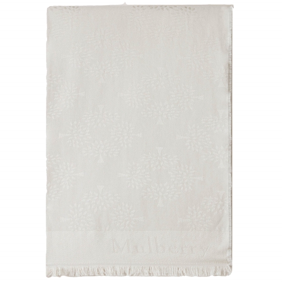 Mulberry Tree Rectangular Scarf Cream
