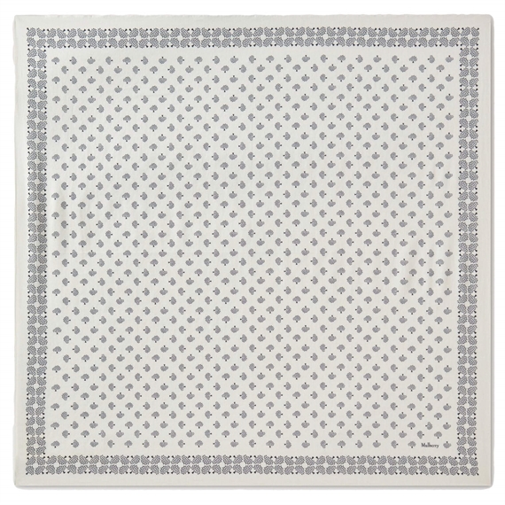 Mulberry Tree Small Square Scarf, Eggshell 