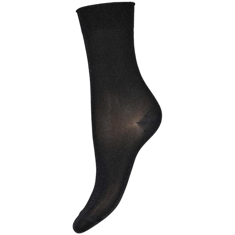 Pernille Glitter Socks, Sort