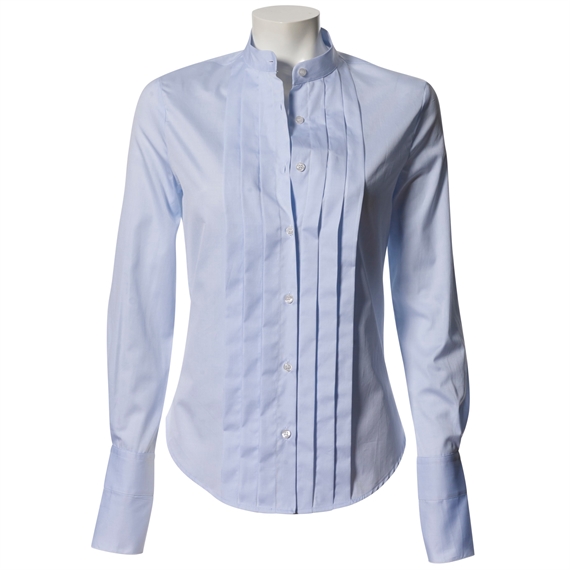 Louise Rømern Freddie Pam LS Skjorte, Baby Blue Cotton 
