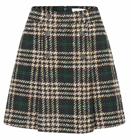 Dea Kudibal PatriziaDEA Nederdel, Dobby Check Boucle