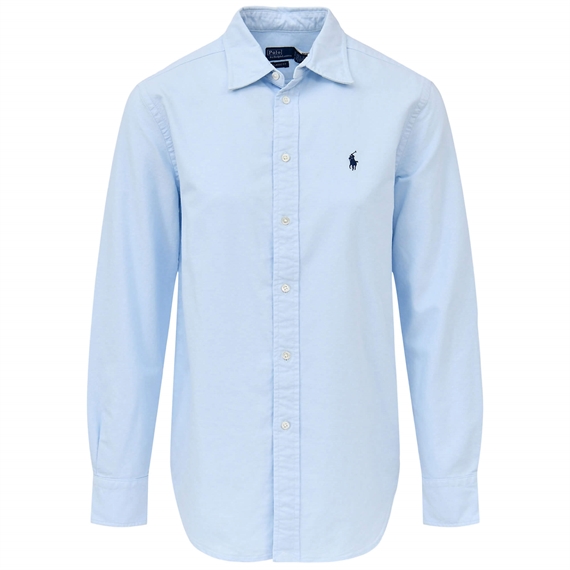Polo Ralph Lauren Classic Fit Cotton Twill Skjorte, Beryl Blue