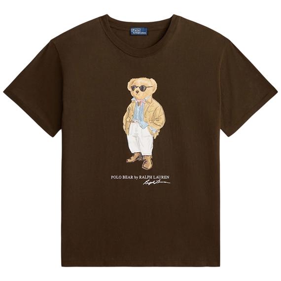 Polo Ralph Lauren Polo Bear Cotton Jersey T-shirt, Dark Brown