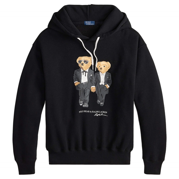 Polo Ralph Lauren The Ralph & Ricky Tuxedo Bear Hoodie, Sort