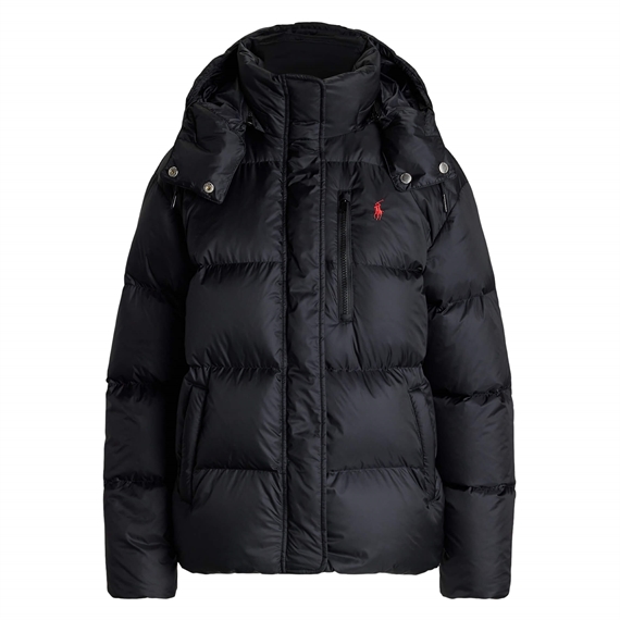 Polo Ralph Lauren Water-Repellent Quilted Down Jakke, Polo Sort