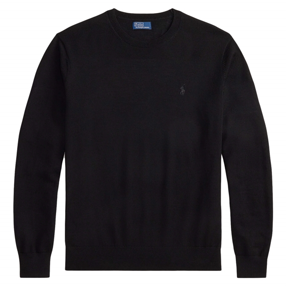 Polo Ralph Lauren Wool Crewneck Sweater, Sort