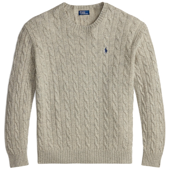 Polo Ralph Lauren Wool-Cashmere Sweater, Light Vintage Heather