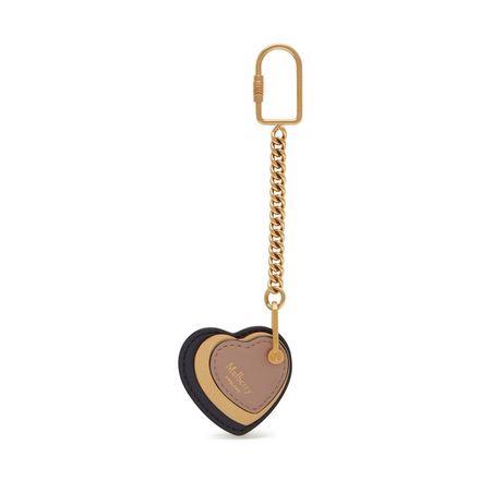 Mulberry Nøglering - Heart keyring Midnight