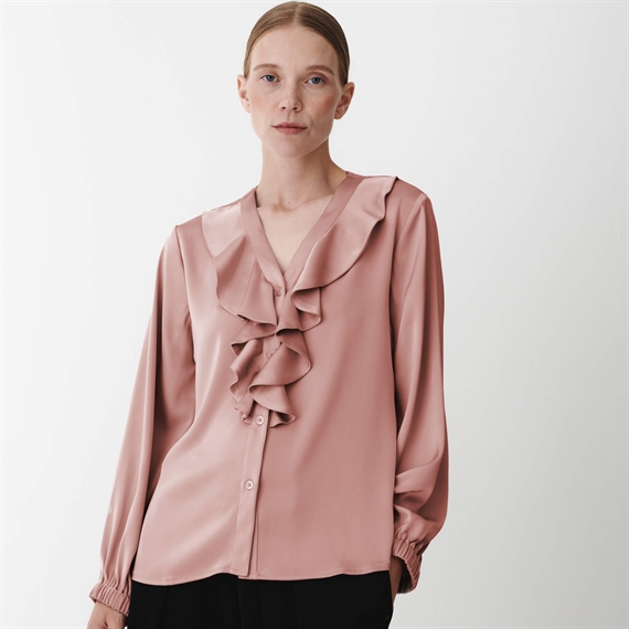  Karmamia Sophia Bluse, Semi Rich Vintage RoseKarmamia Sophia Bluse, Semi Rich Vintage Rose