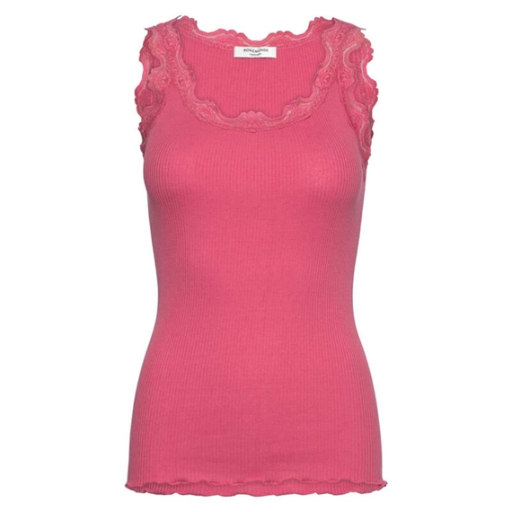 Rosemunde RWBabette Long Lace Top, Rapture Rose