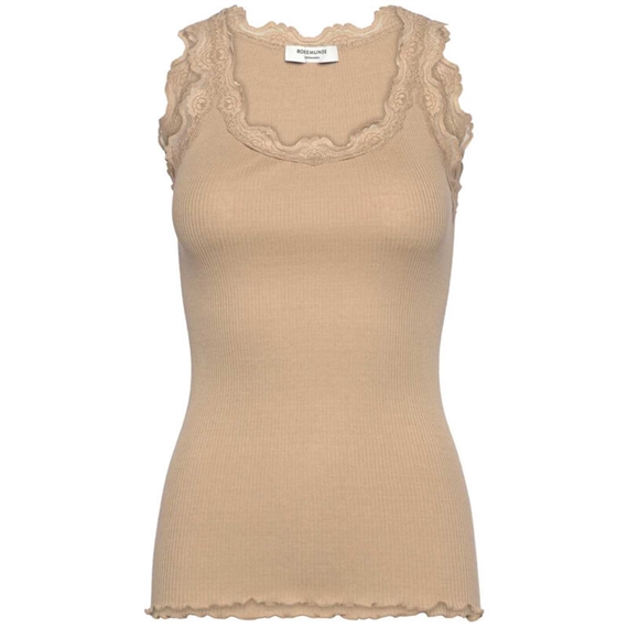 Rosemunde RWBabette Long Lace Top, Safari