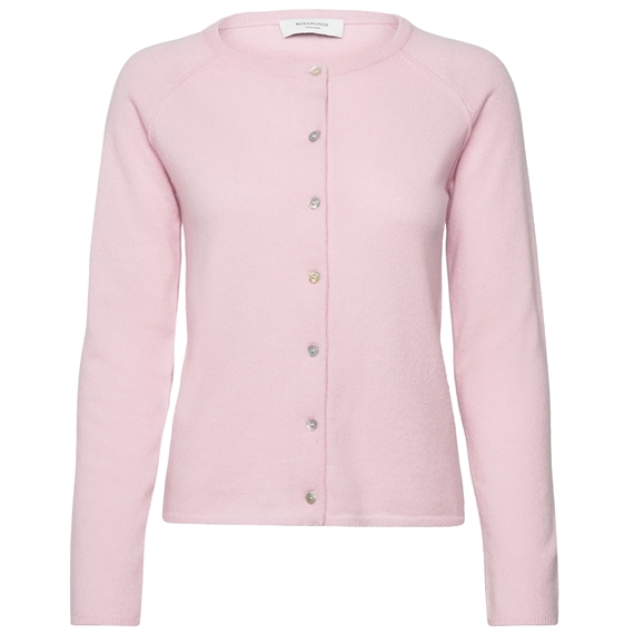 Rosemunde RWLaica LS O-Neck Cardigan, Pinkaboo