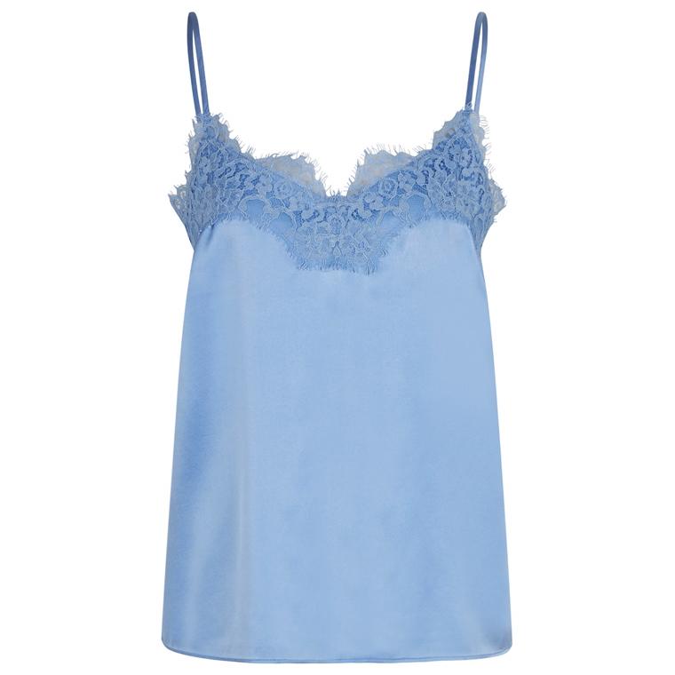 Rosemunde Silke Strap Top, Blue Heaven