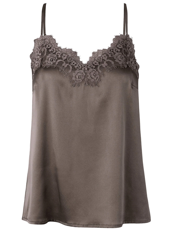 Rosemunde Silke Strap Top, Falcon