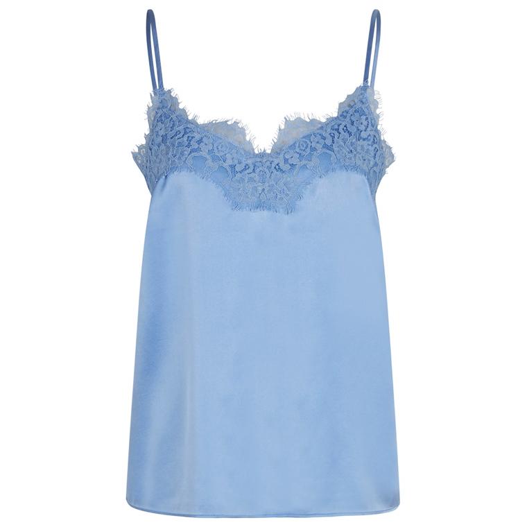 Rosemunde Silke Strap Top, Blue Heaven 