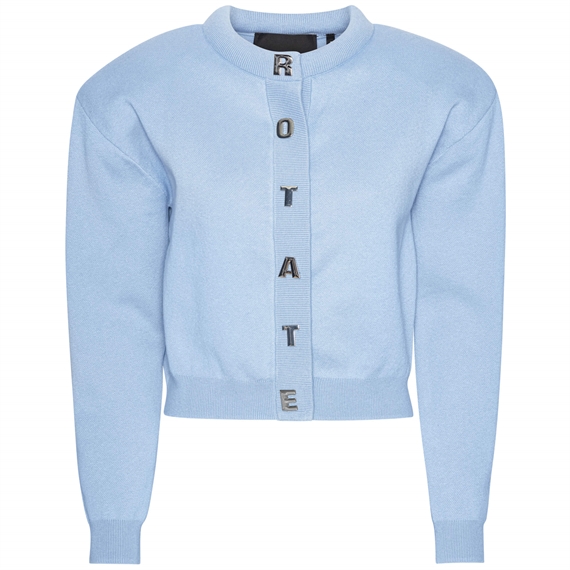 Rotate Firm Knit Cardigan, Hydrangea Blue