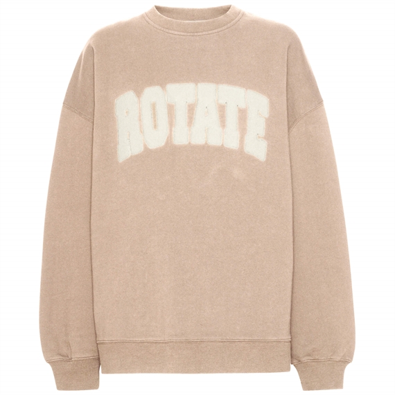 Rotate Heavy Sweat Crewneck Sweatshirt, Cement