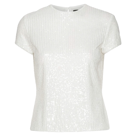 Rotate Sequins T-shirt, Bright White