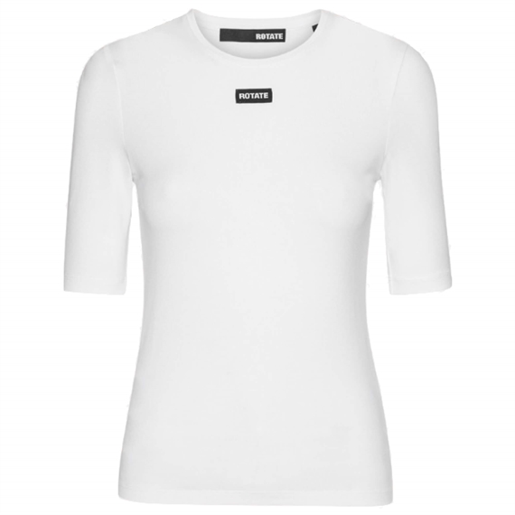 Rotate Short Sleeve Logo T-Shirt, Bright White