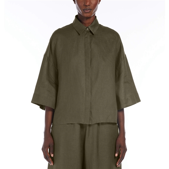 \'S Max Mara Mirano Skjorte, Dark Green