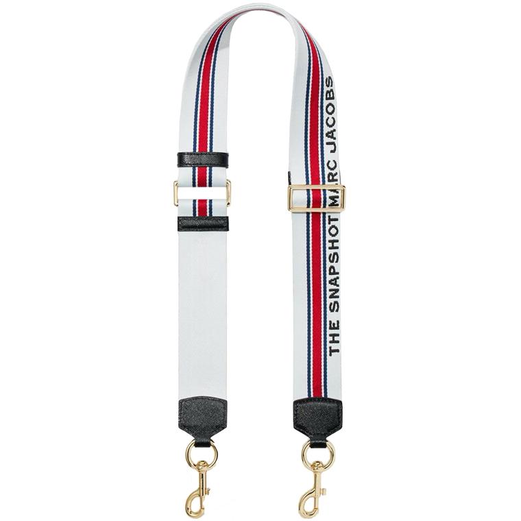 The Sport Stripe Webbing Strap, Coconut Multi Marc Jacobs