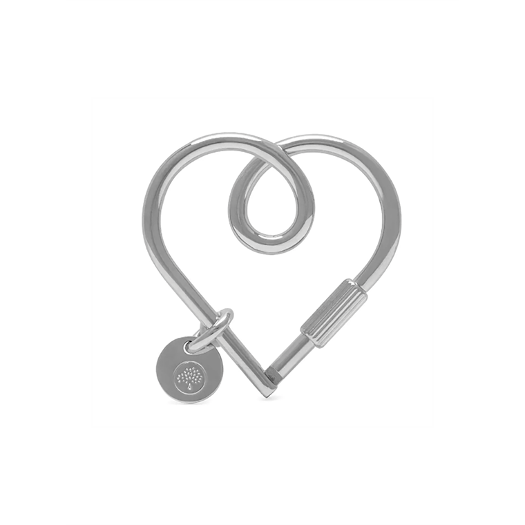 Mulberry Nøglering - Heart Keyring Sølv rk5122/000D111