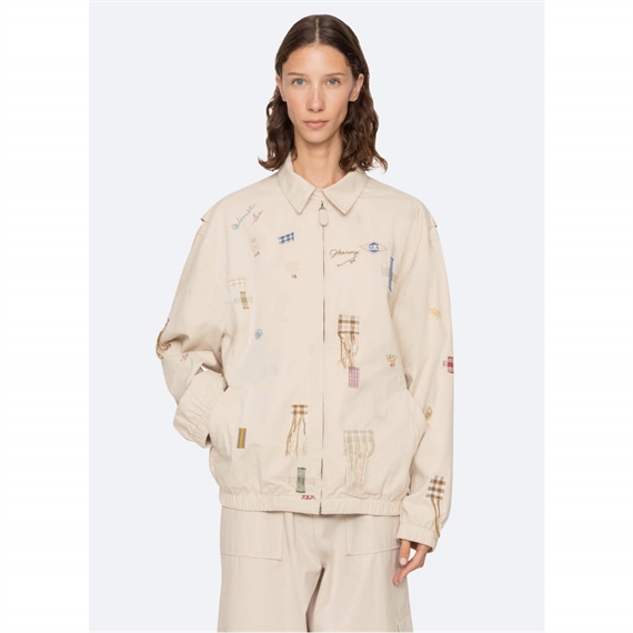 Sea New York Claira Embroidery Jakke, Stone