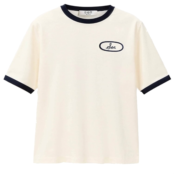 Sea New York Hester Solid Ringer T-shirt, Hvid 