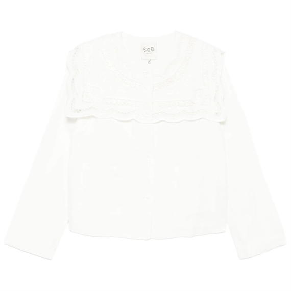 Sea New York MARIE Embroidery Jacket, Hvid