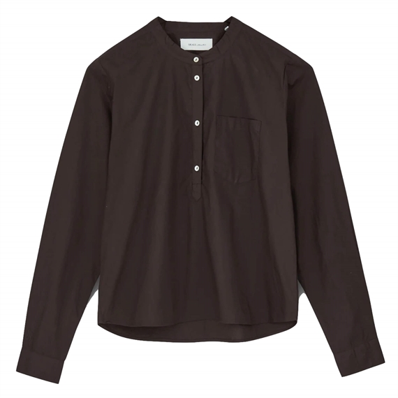 Skall Studio Agnes Skjorte, Dark Brown 