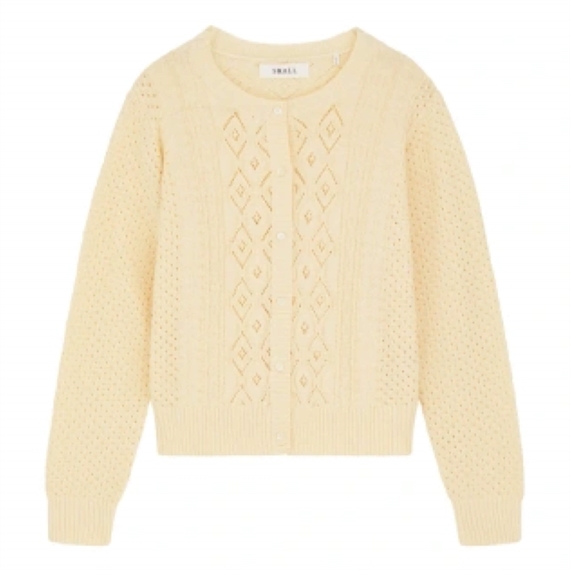 Skall Studio Alexa Cardigan, Pastel Yellow