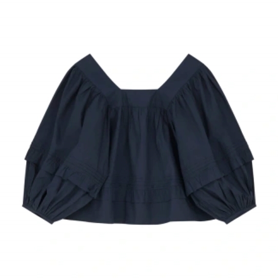 Skall Studio Alice Bluse, Dark Navy