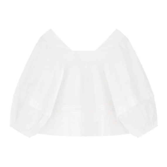 Skall Studio Alice Bluse, Optic White