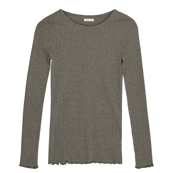 Skall Studio Edie Bluse, Brown Melange
