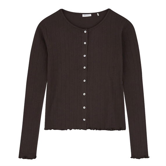 Skall Studio Edie Cardigan, Dark Brown