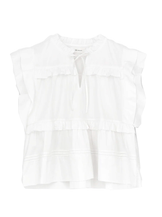 Skall Studio Gaya Bluse, Optic White