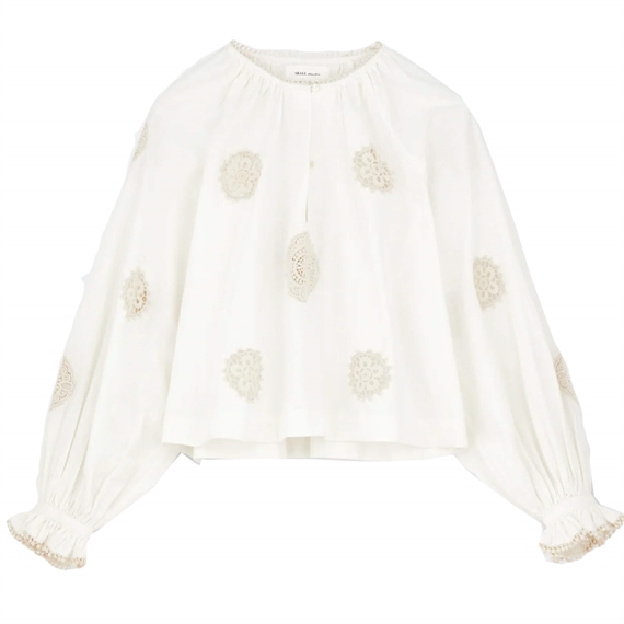Skall Studio Loretta Bluse, Off-white