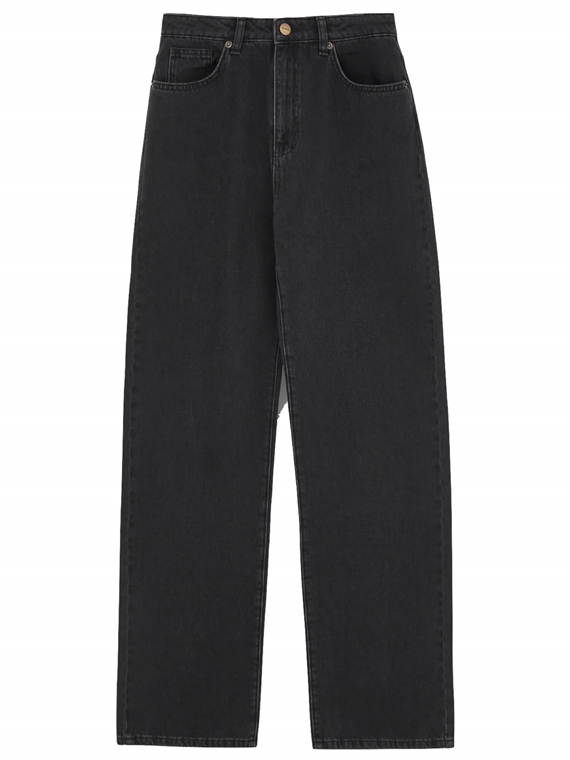 Skall Studio Maddy Straight Jeans, Washed Black