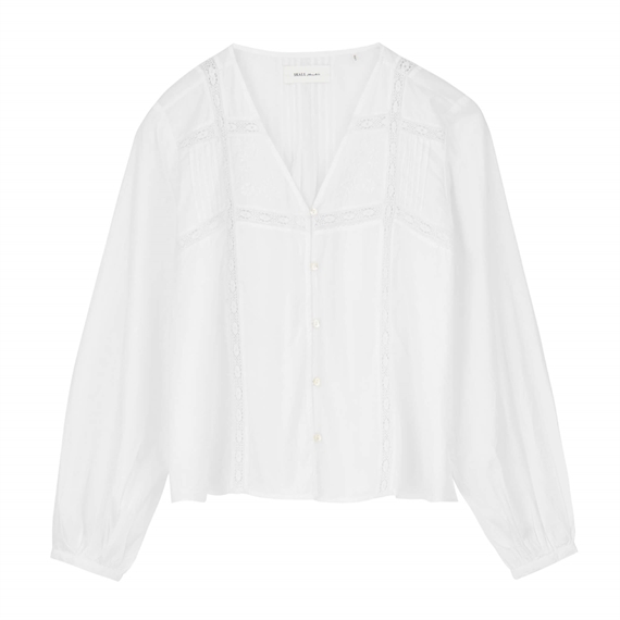 Skall Studio Magnolia Skjorte, Optic White 