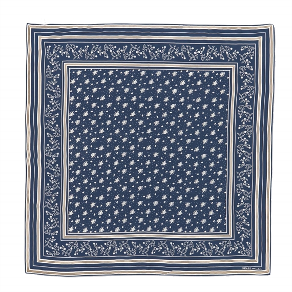 Skall Studio Skall Classic 90x90 Tørklæde, Dark Navy 